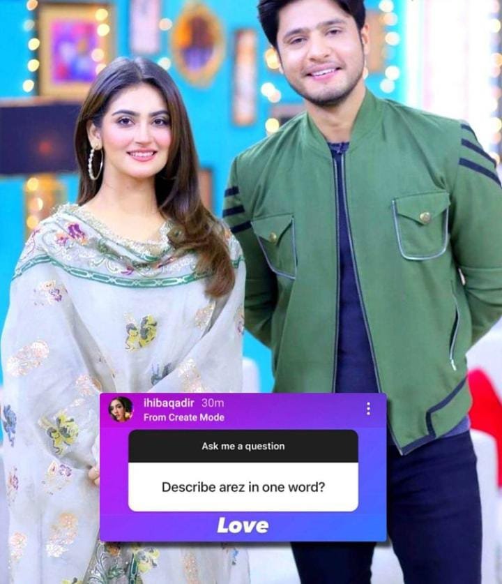 Hiba Bukhari got engaged to Arez&nbsp;Ahmed